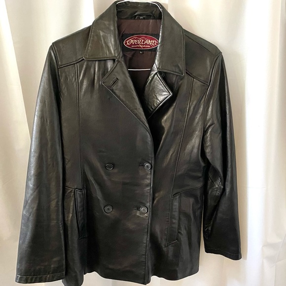 Overland Vintage Lambswool Leather Jacket